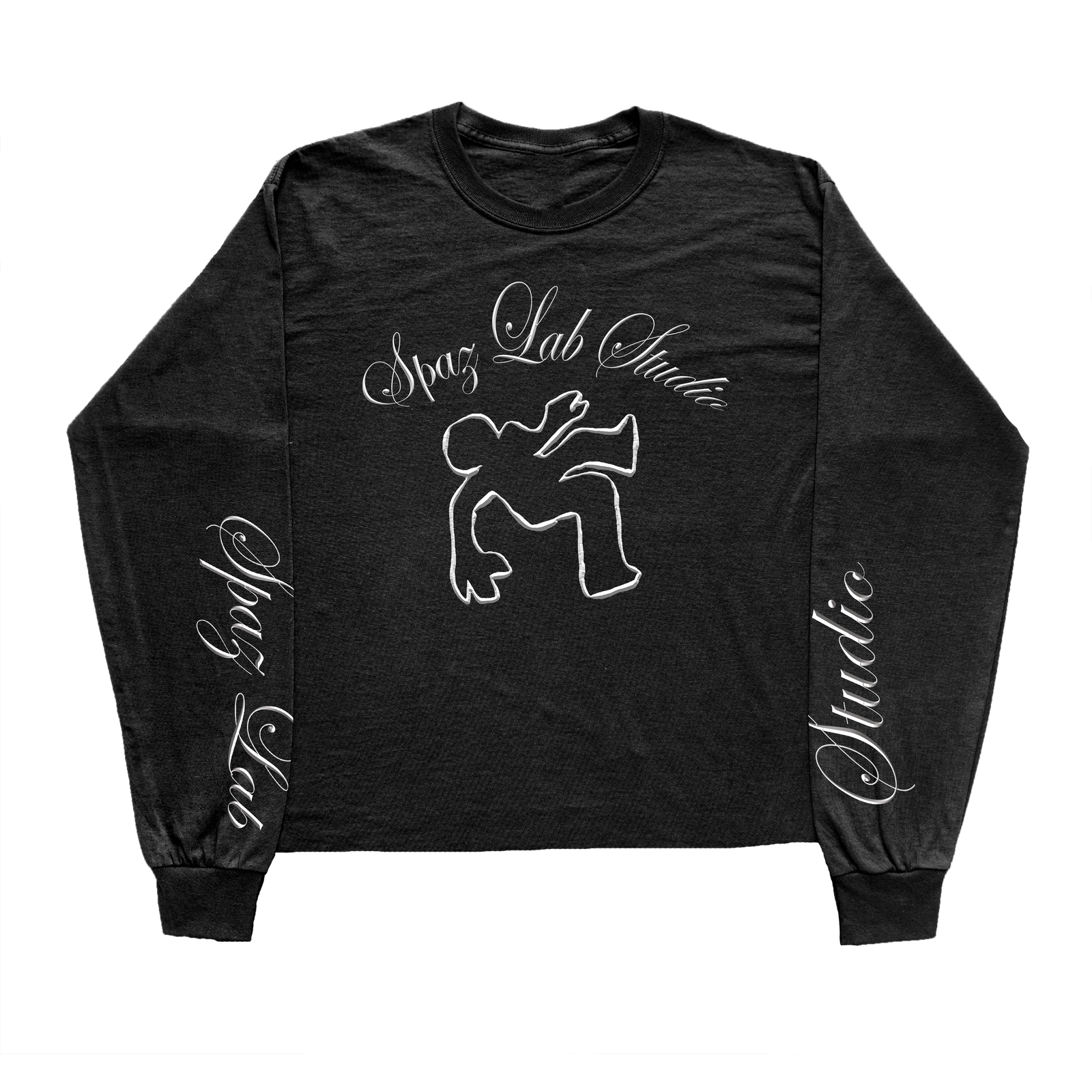 Abstract White Spaz Longsleeve