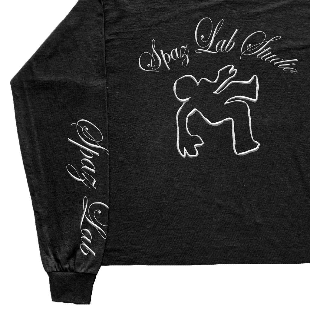 Abstract White Spaz Longsleeve