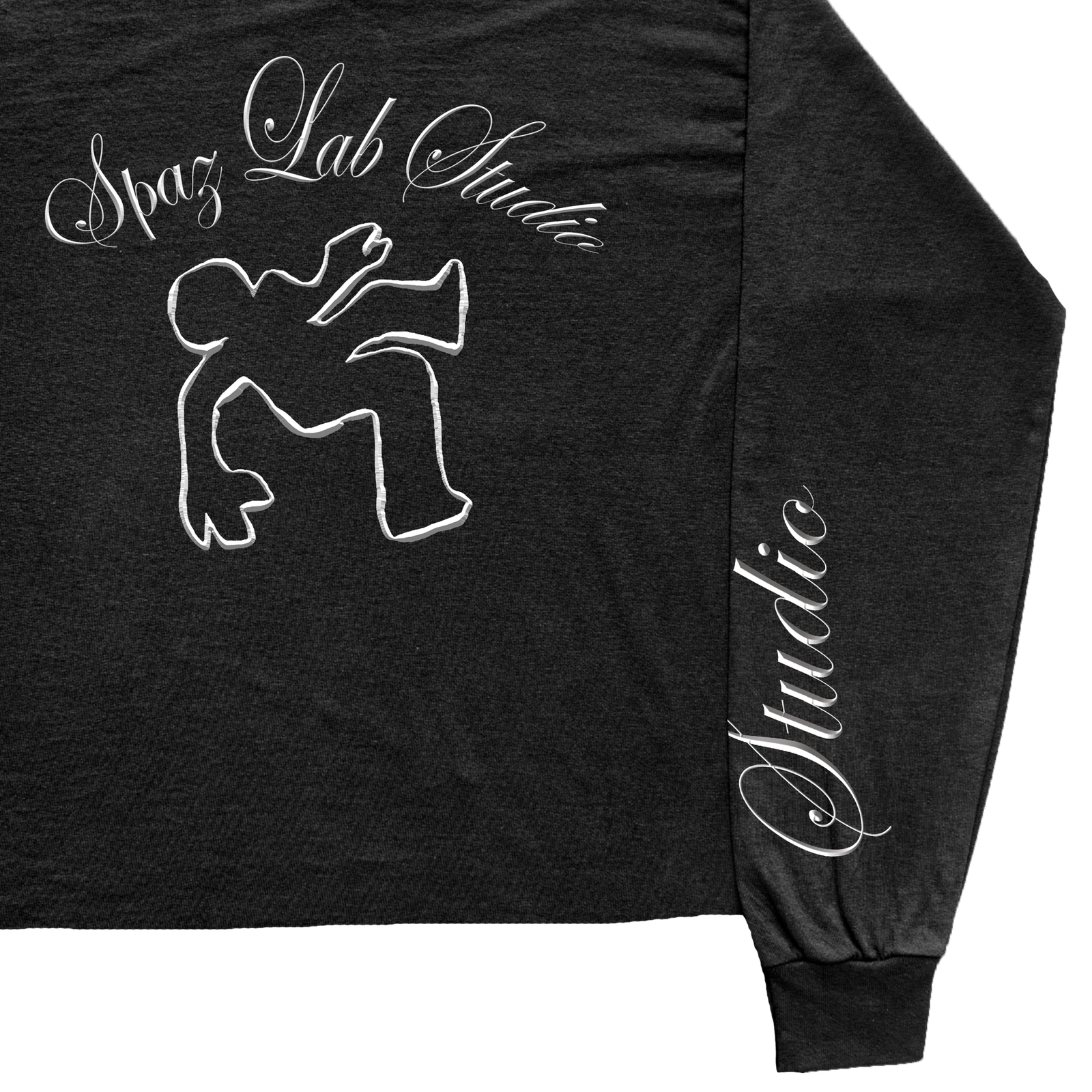 Abstract White Spaz Longsleeve