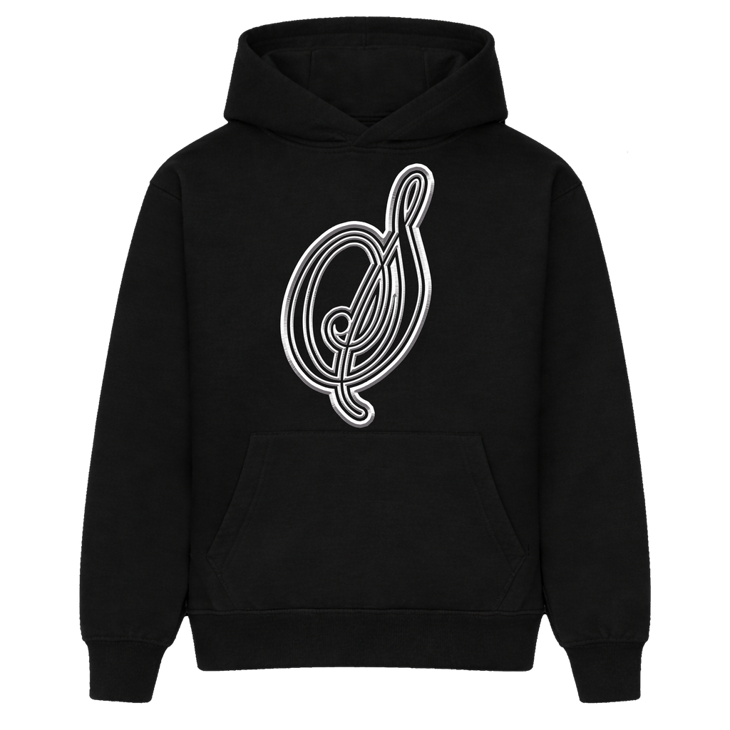 Musical Black Hoodie Spaz