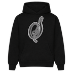 Musical Black Hoodie Spaz